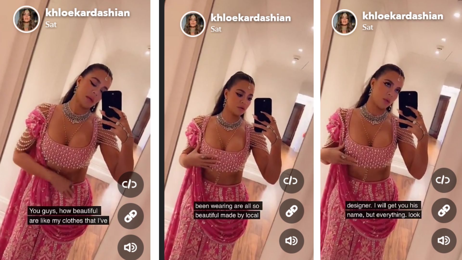 Khloe Kardashian calls Manish Malhotra a ‘local designer’ as she wears his design for Ambani event post thumbnail image